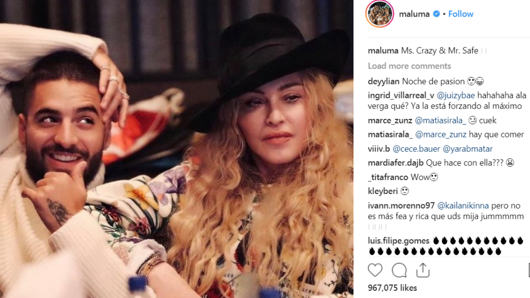 madonna y maluma