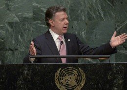 Juan Manuel Santos en la ONU