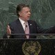 Juan Manuel Santos en la ONU