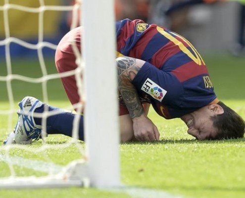 Messi lesionado
