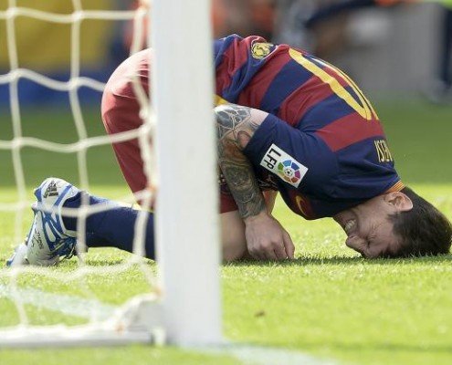 Messi lesionado