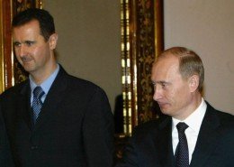 Bashar Al Assad y Vladimir Putin