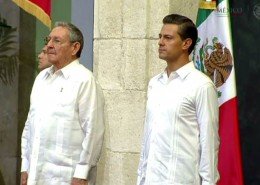 Raul Castro y EPN
