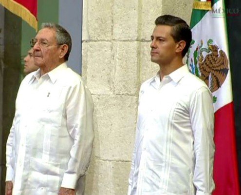 Raul Castro y EPN