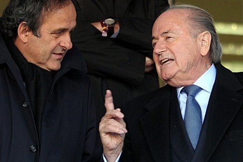 Blatter y Platini