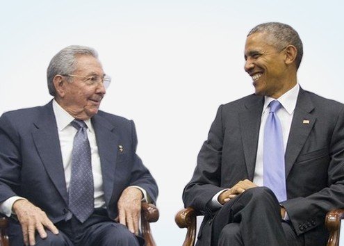 Obama y Castro