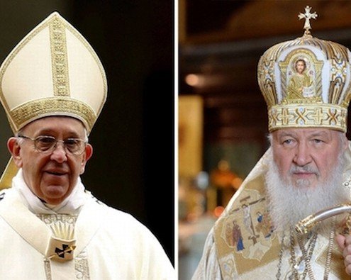 Papa Francisco y Patriarca Kiril